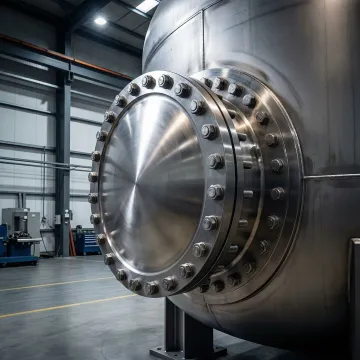 Precision-forged elliptical manway cover equipment for industrial pressure vessels