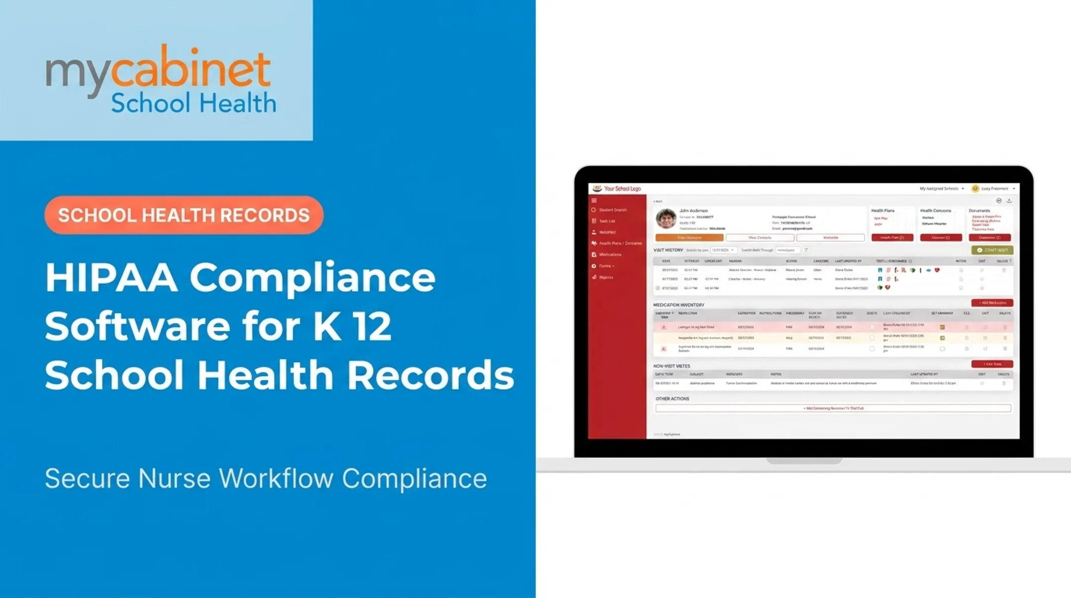 HIPAA Compliance Software for K 12 School Health Records