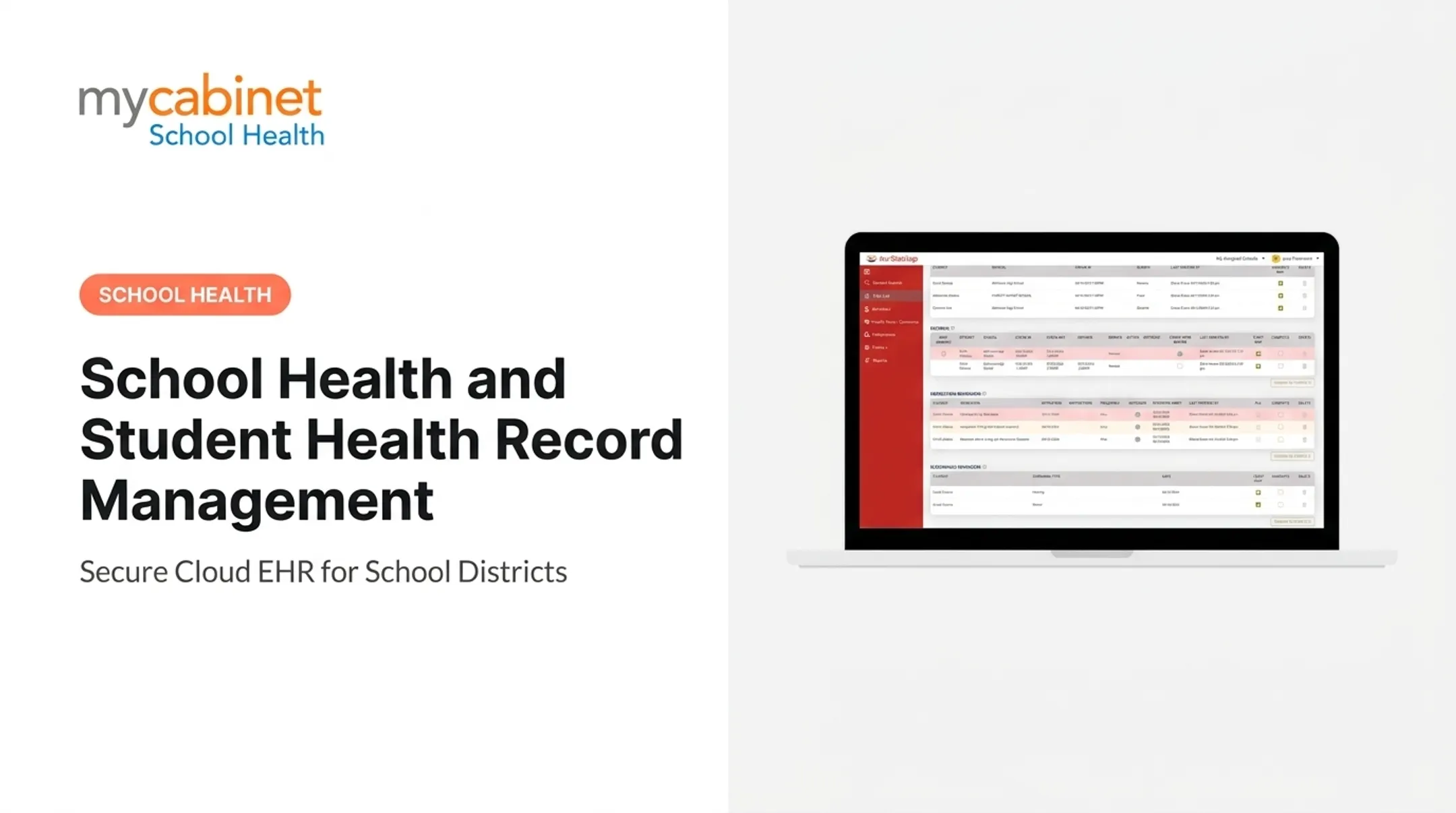School Health and Student Health Record Management