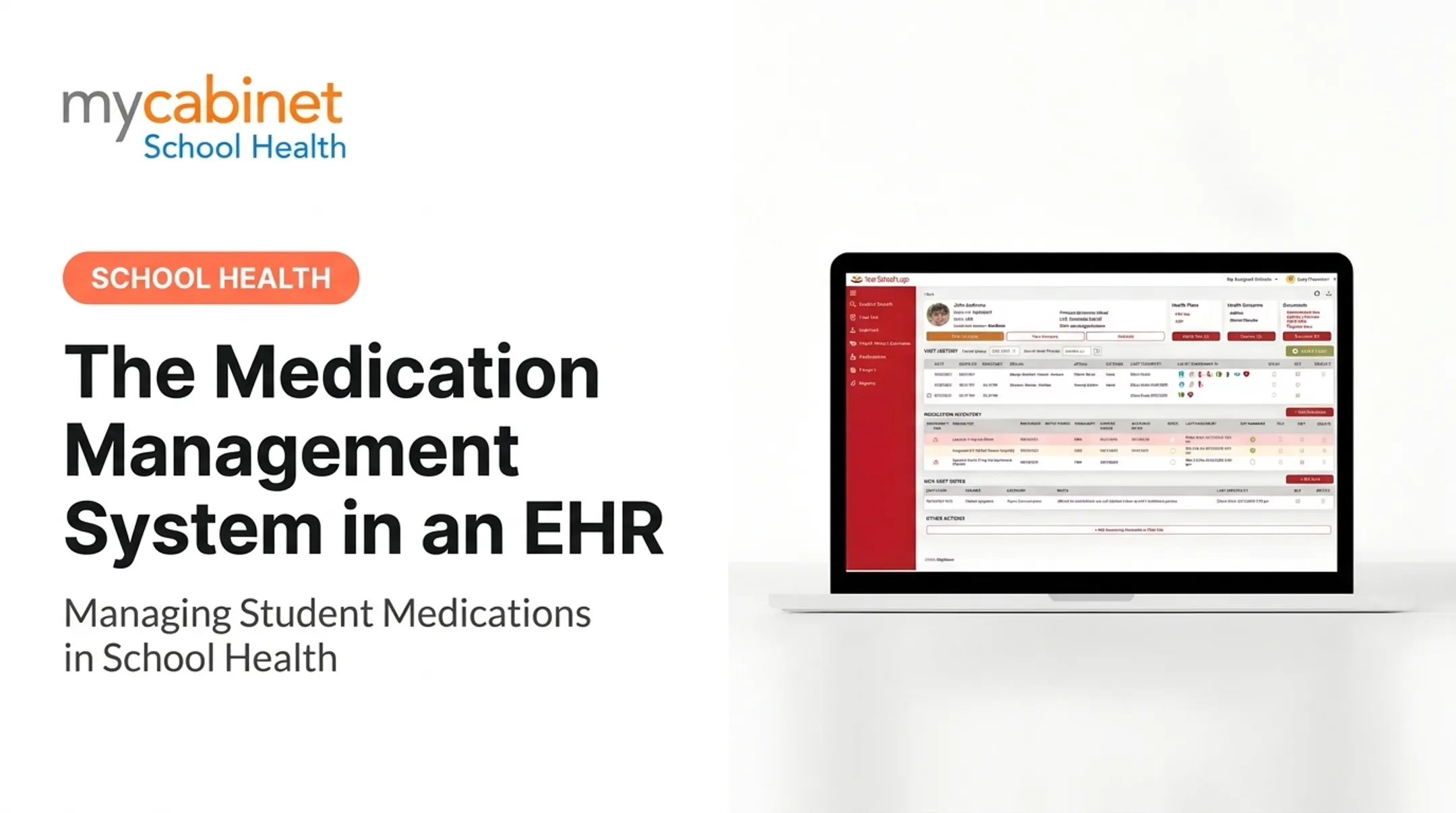 The Medication Management System in an EHR: Managing Student Medications in School Health