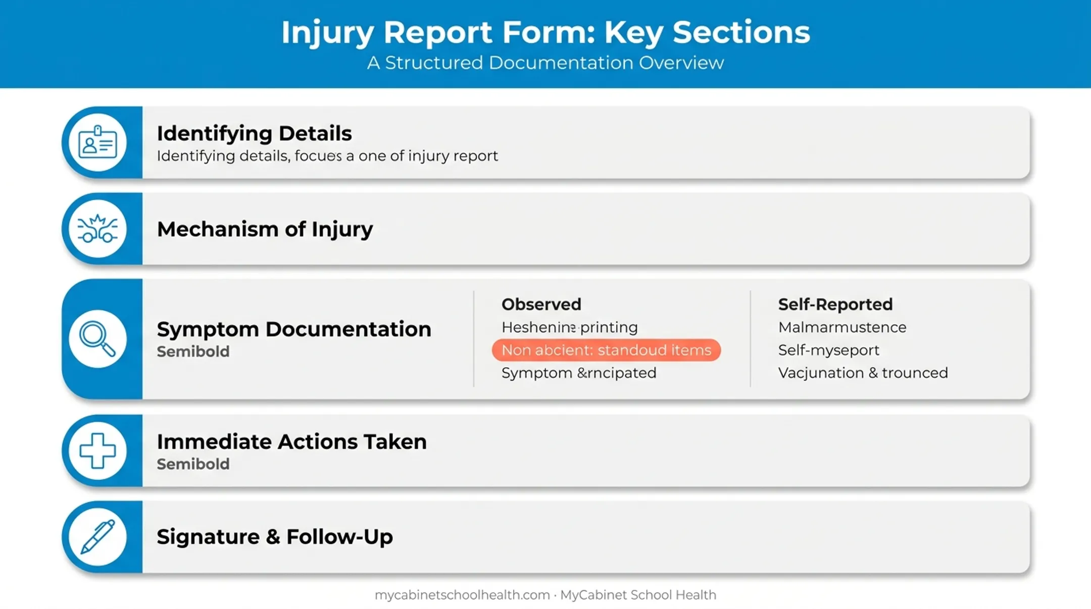 Athlete injury report form essential fields and sections breakdown