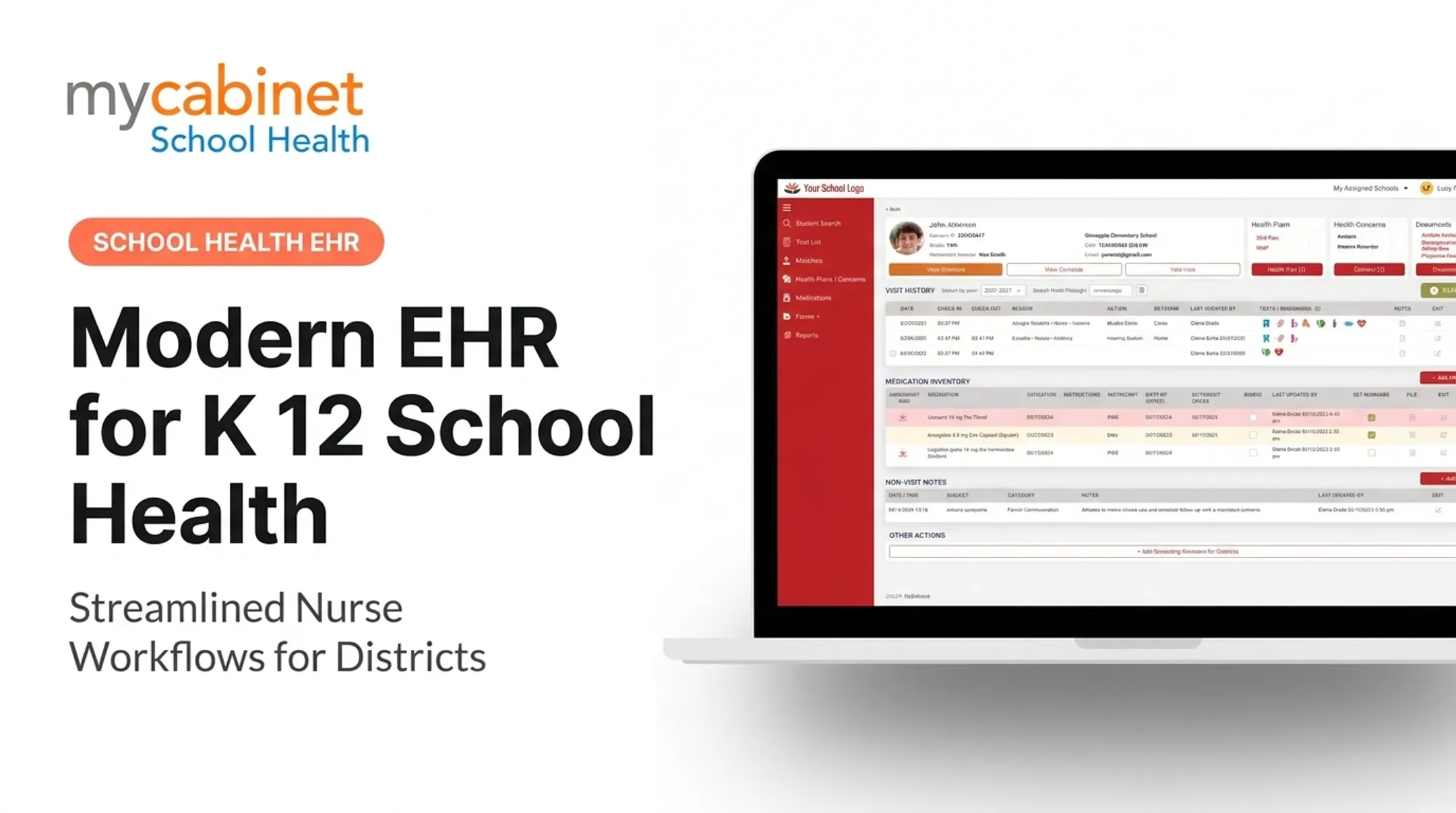 Modern EHR for K 12 School Health