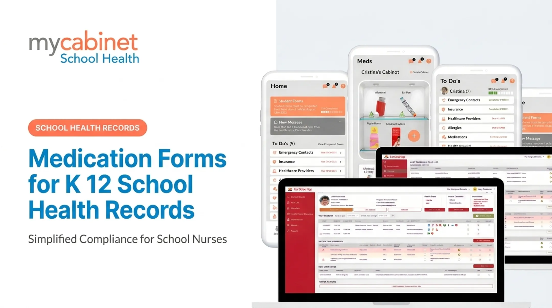 Medication Forms for K 12 School Health Records