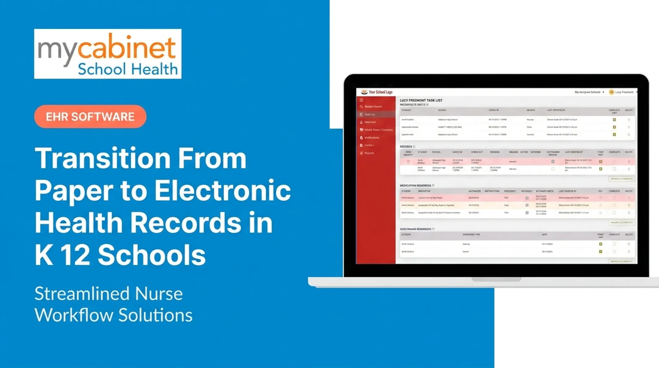 Transition From Paper to Electronic Health Records in K 12 Schools