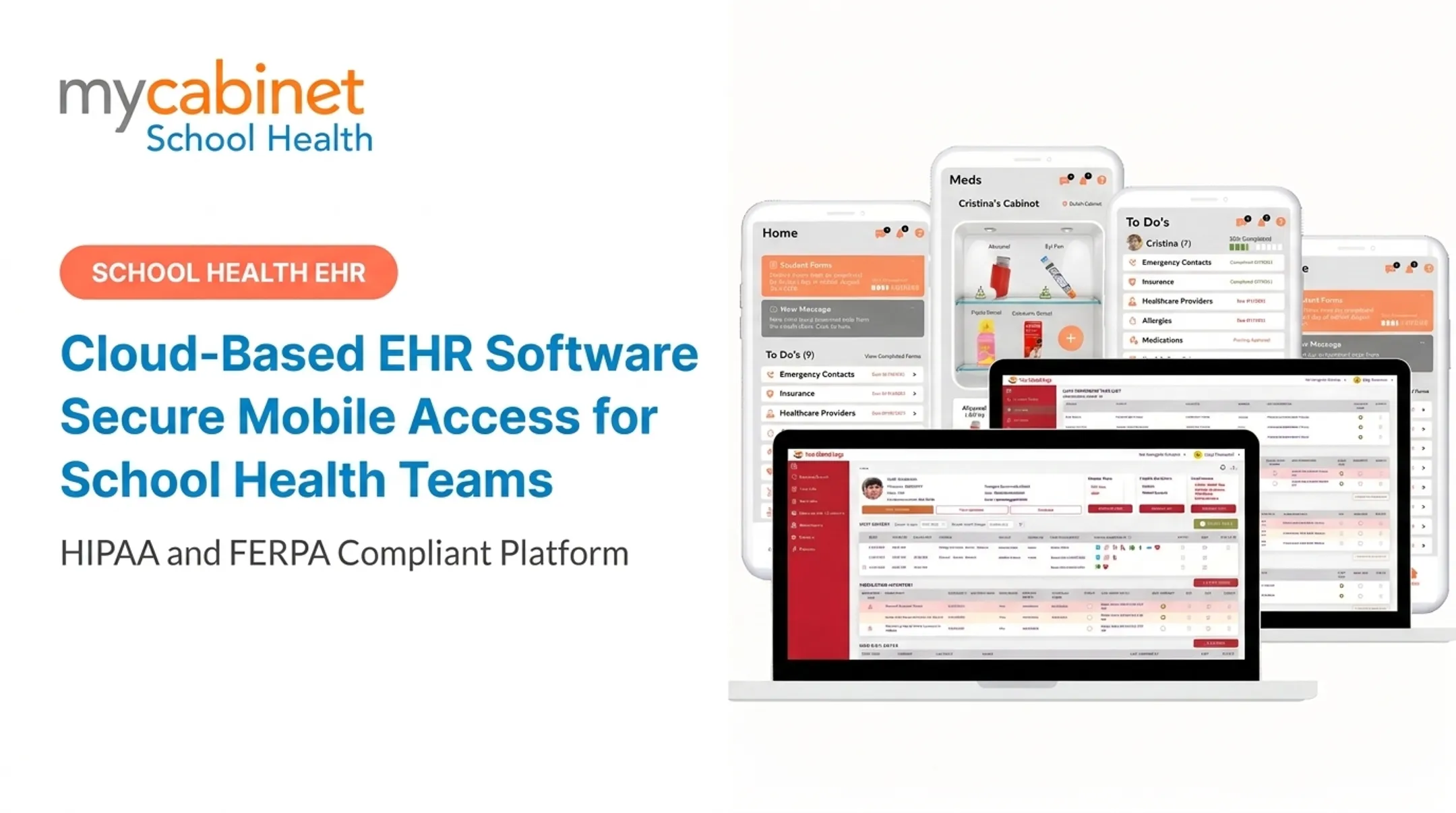 Cloud-Based EHR Software Secure Mobile Access for School Health Teams