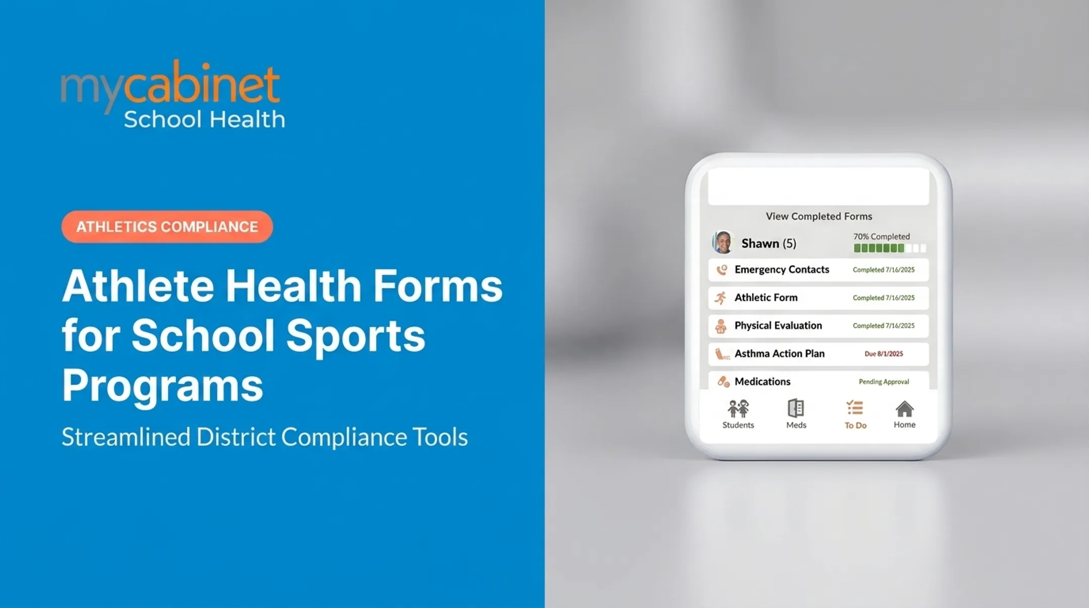Athlete Health Forms for School Sports Programs