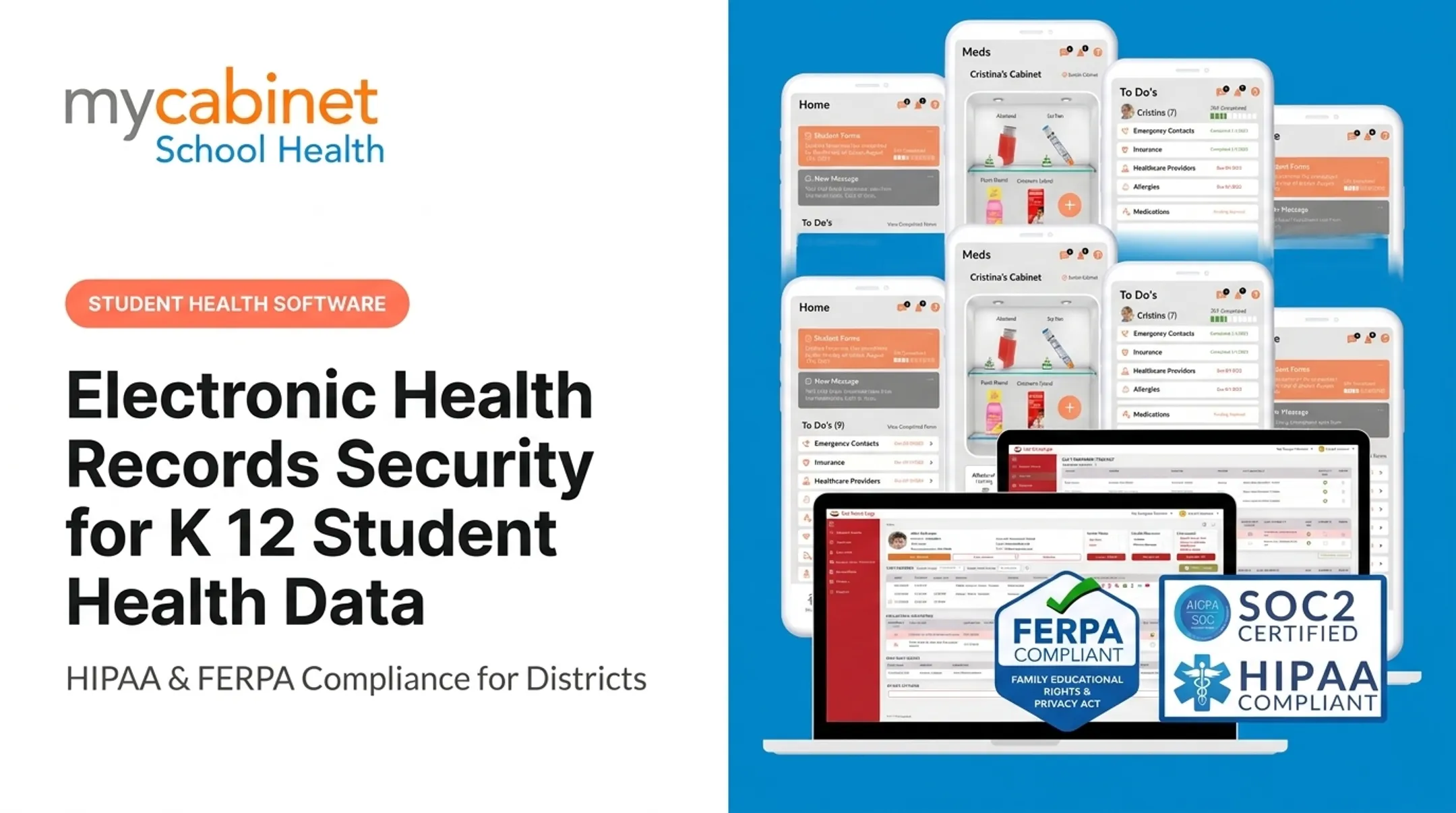 Electronic Health Records Security for K 12 Student Health Data