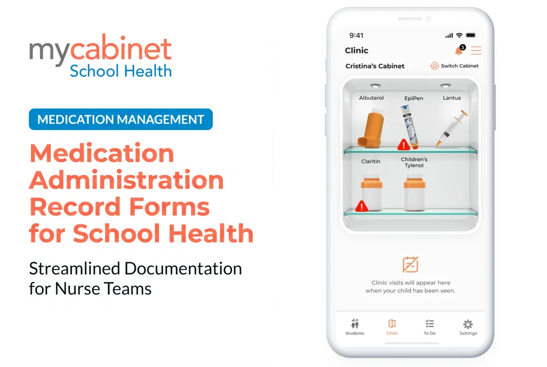 Medication Administration Record Forms for School Health