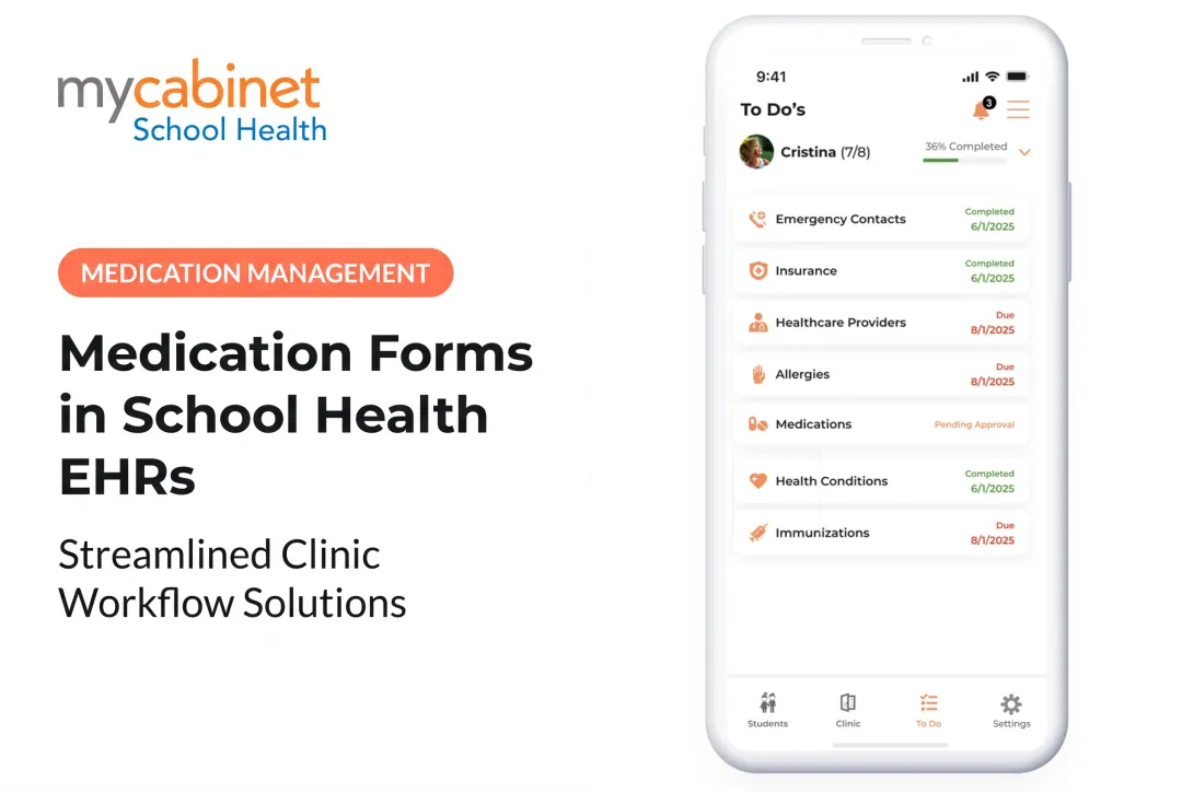 Medication Forms in School Health EHRs