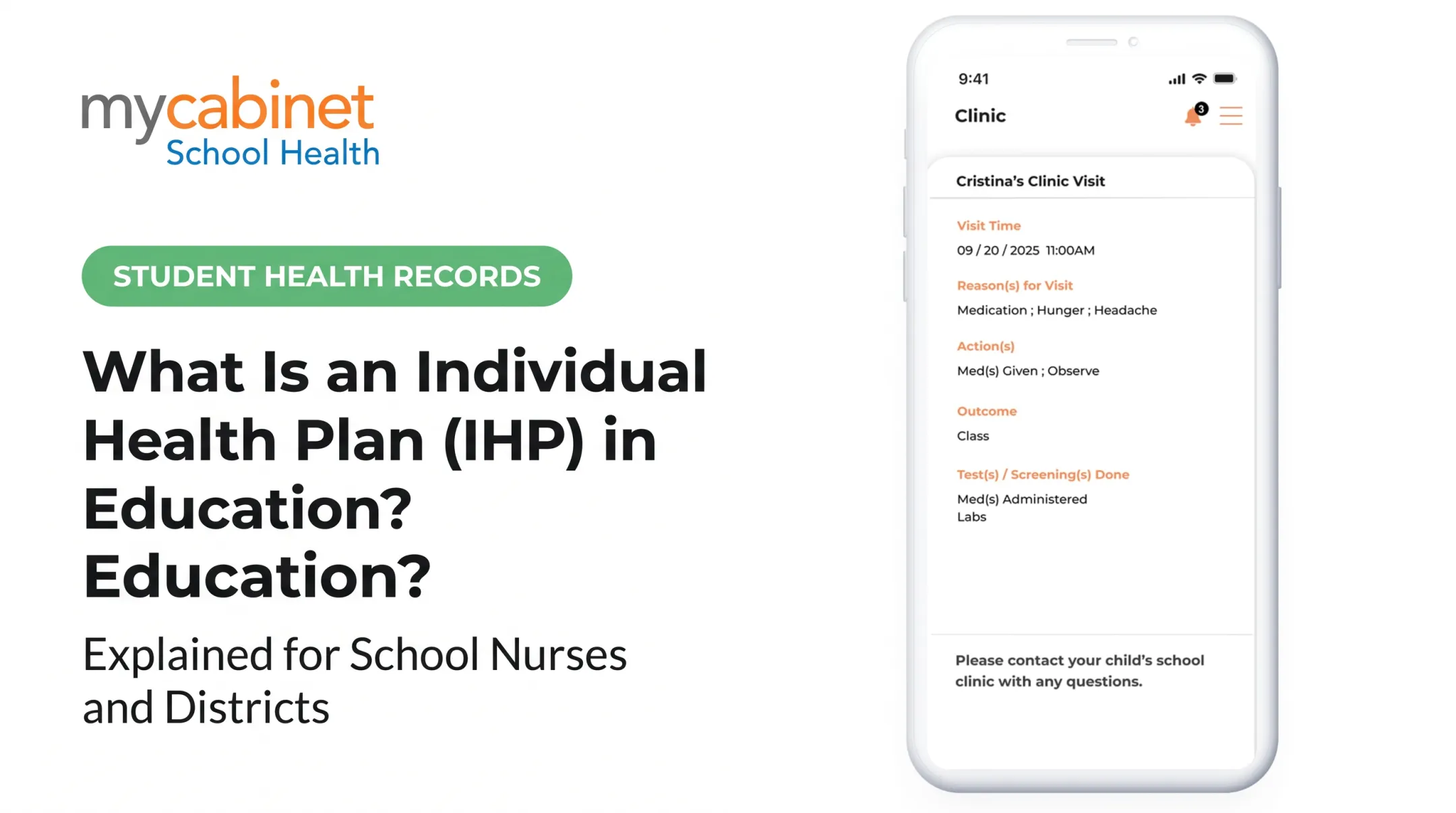 What Is an Individual Health Plan (IHP) in Education?