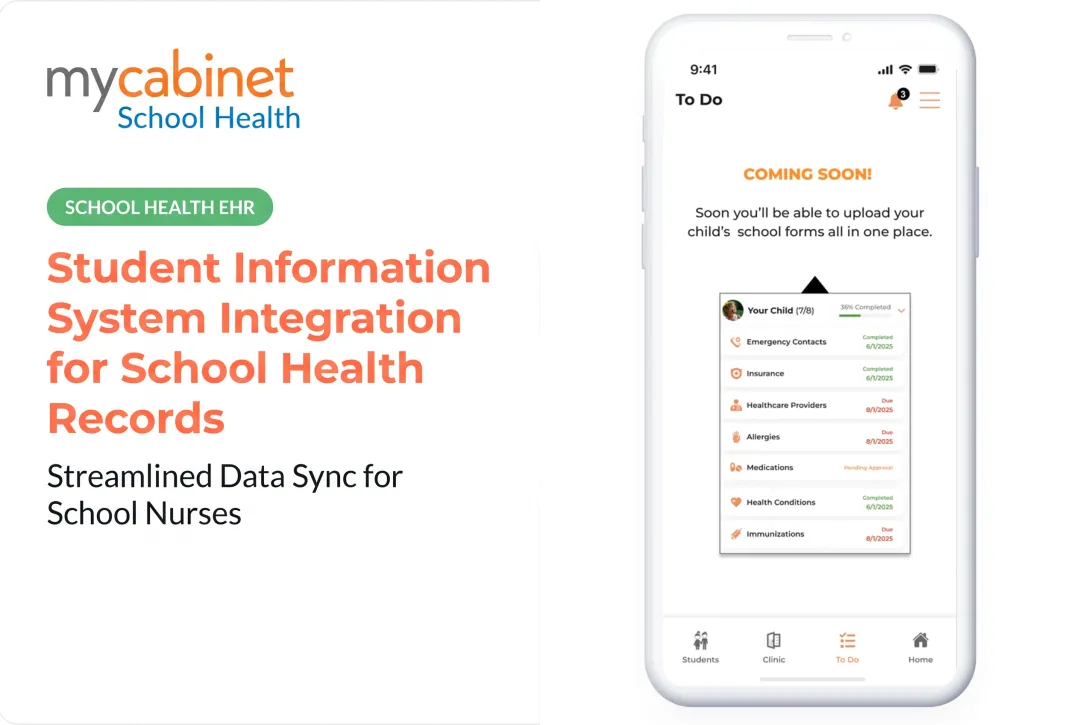 Student Information System Integration for School Health Records