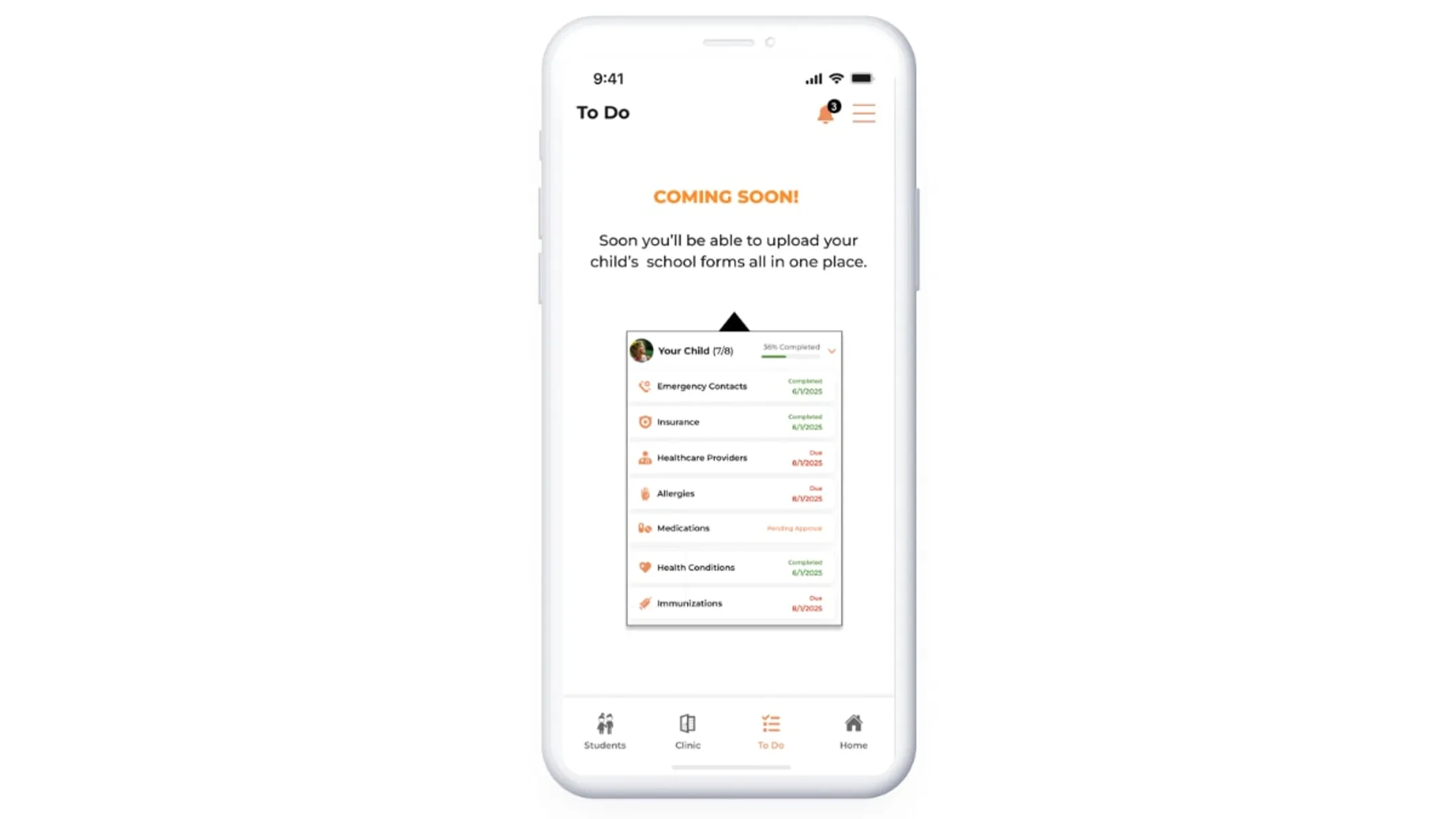 MyCabinet digital medication administration record dashboard interface screenshot