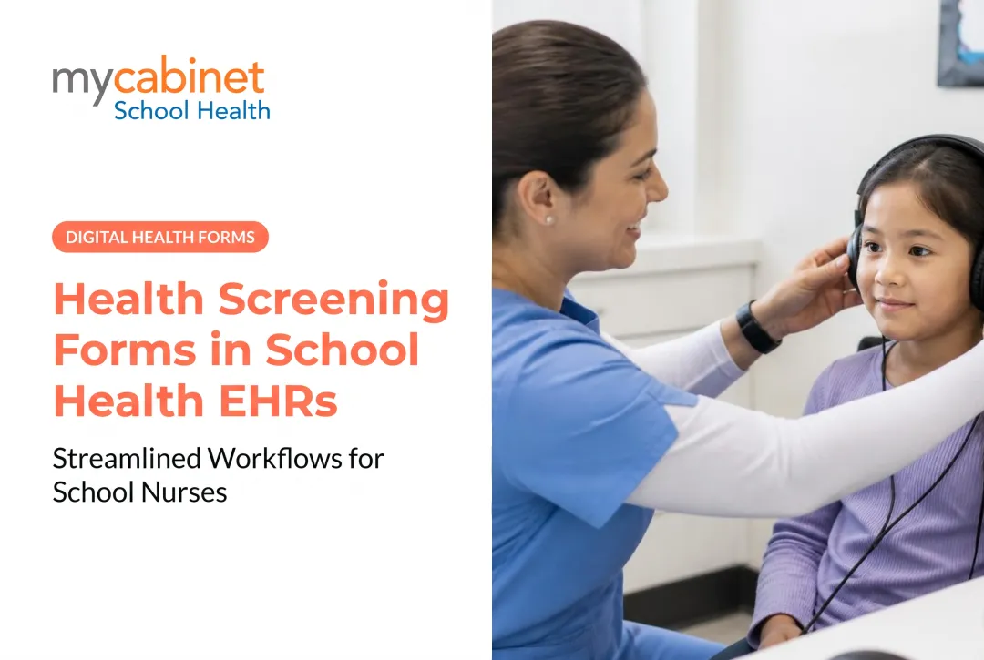 Health Screening Forms in School Health EHRs