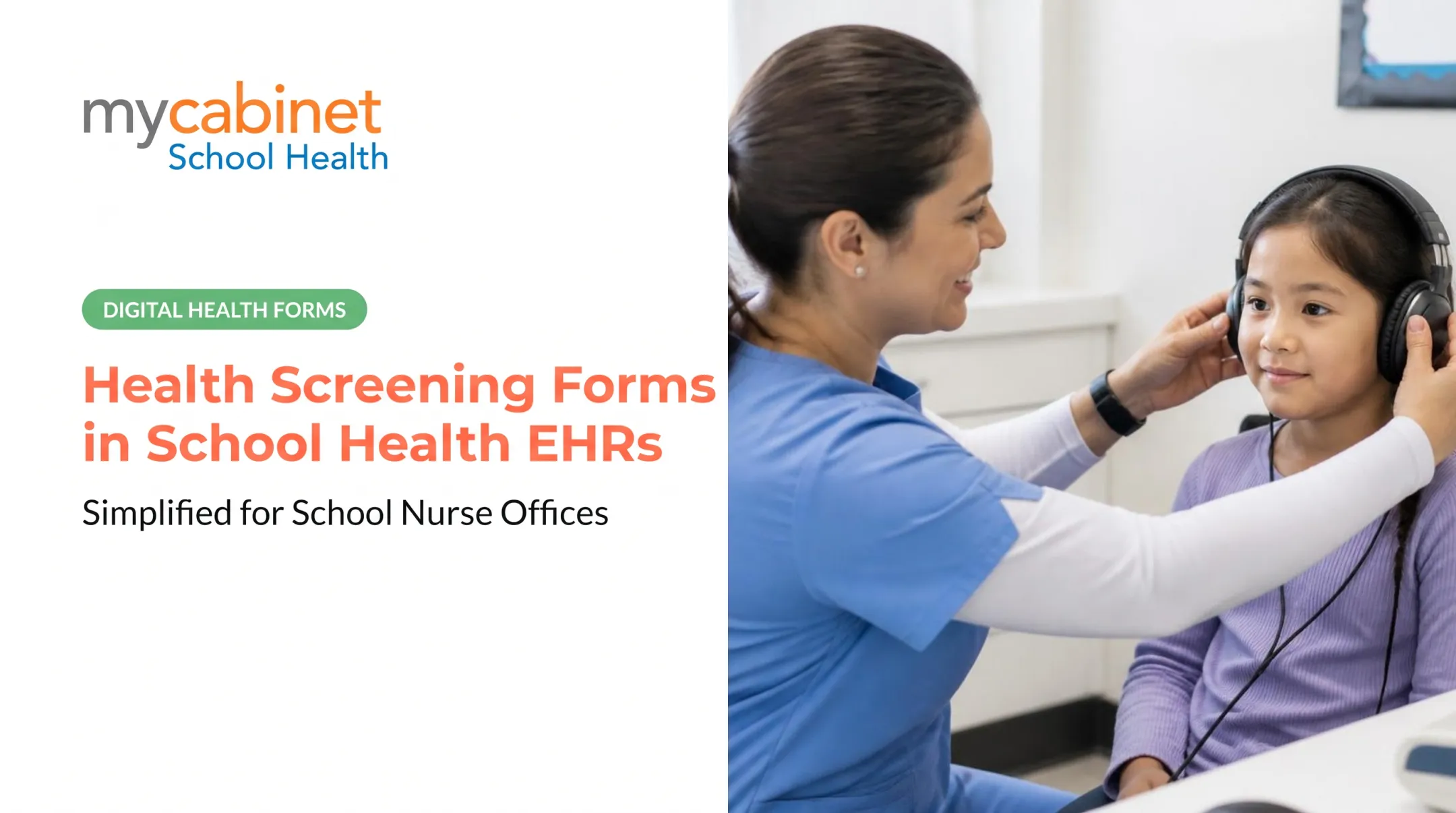 Health Screening Forms in School Health EHRs