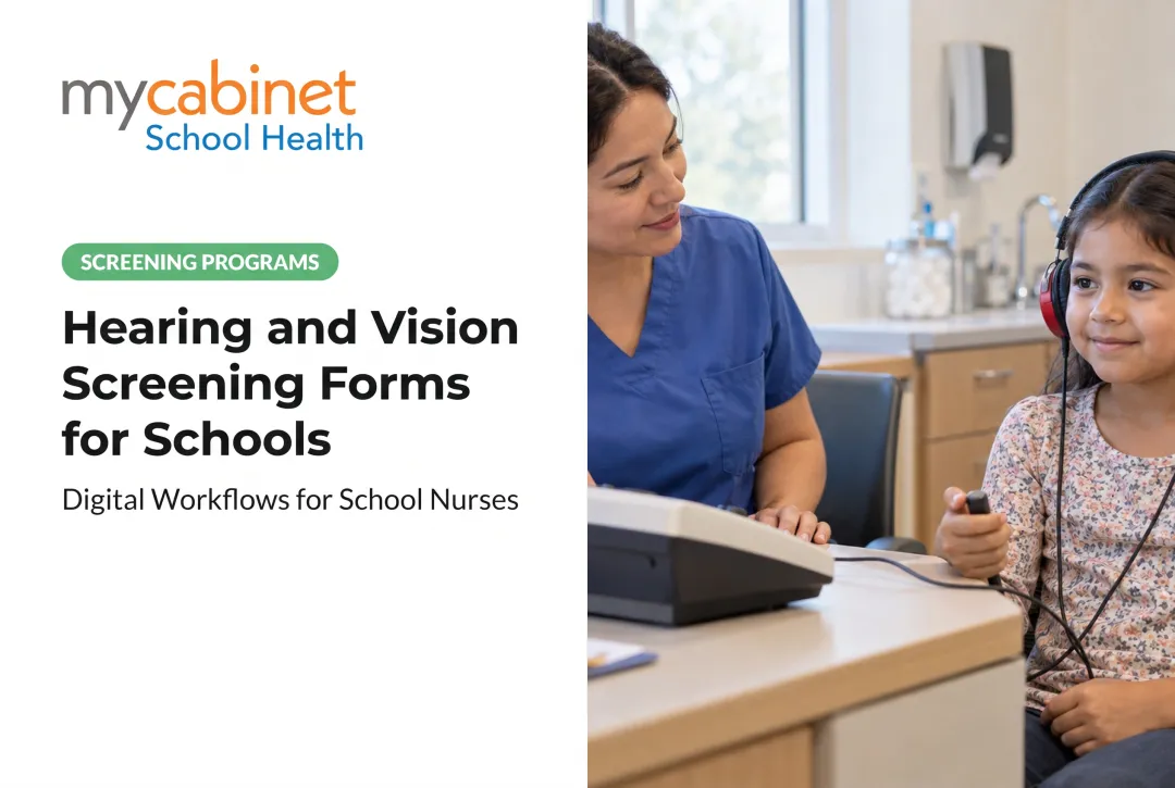 Hearing and Vision Screening Forms for Schools