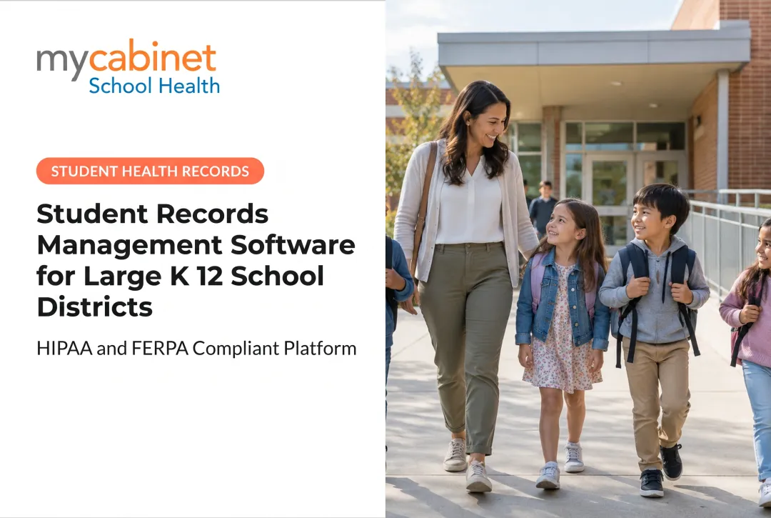 Student Records Management Software for Large K 12 School Districts
