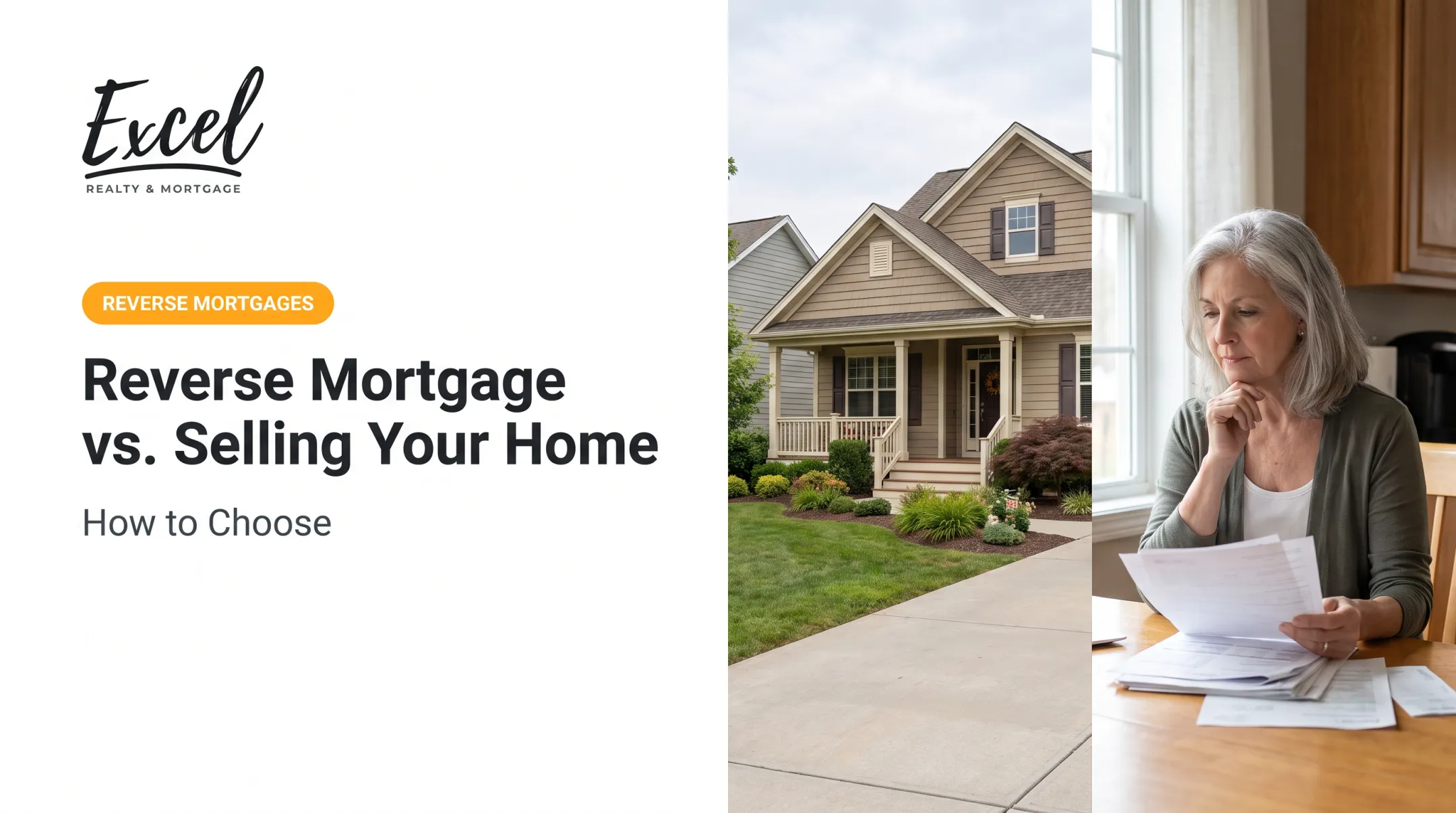 Reverse Mortgage vs. Selling Your Home: How to Choose