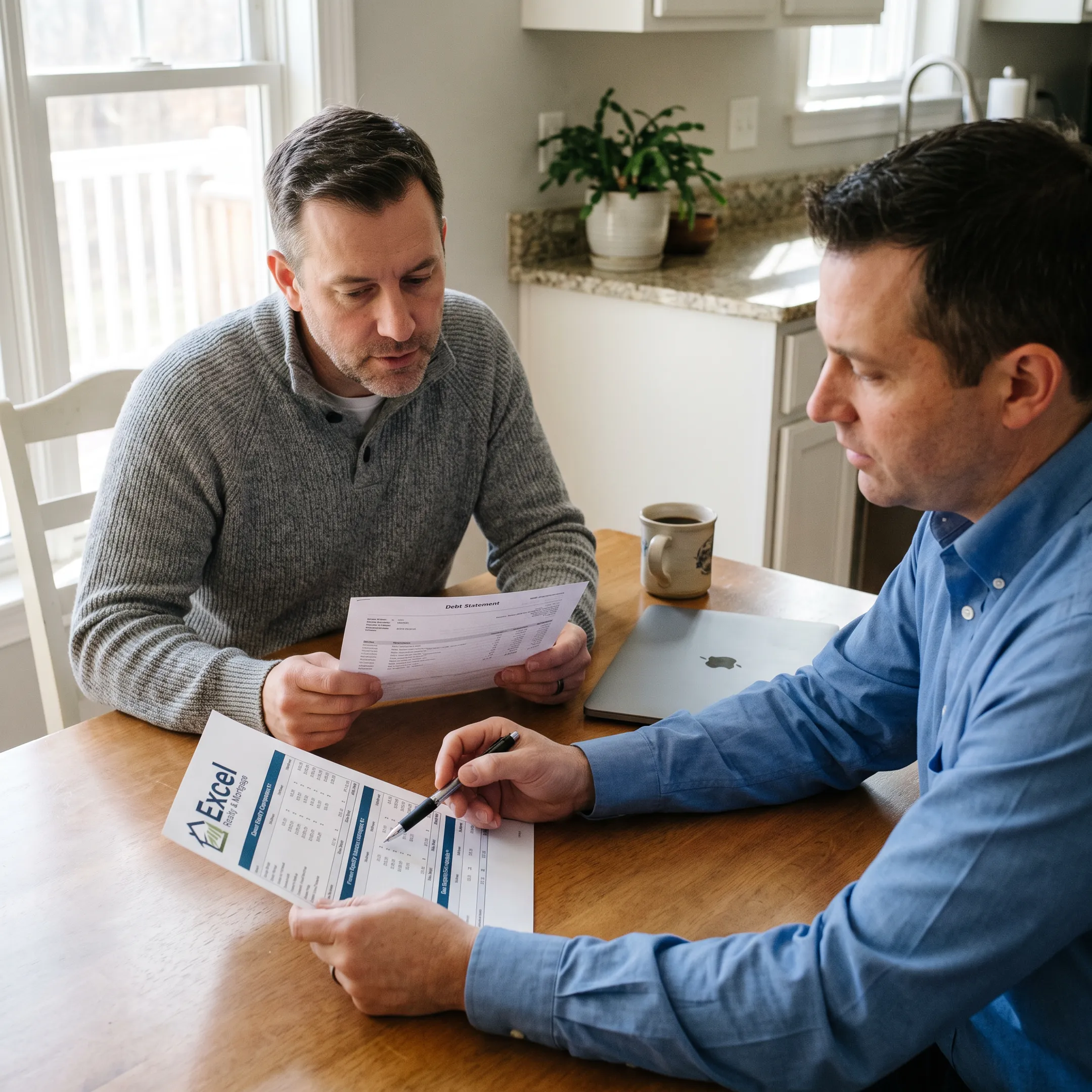 California homeowner reviewing debt consolidation loan options