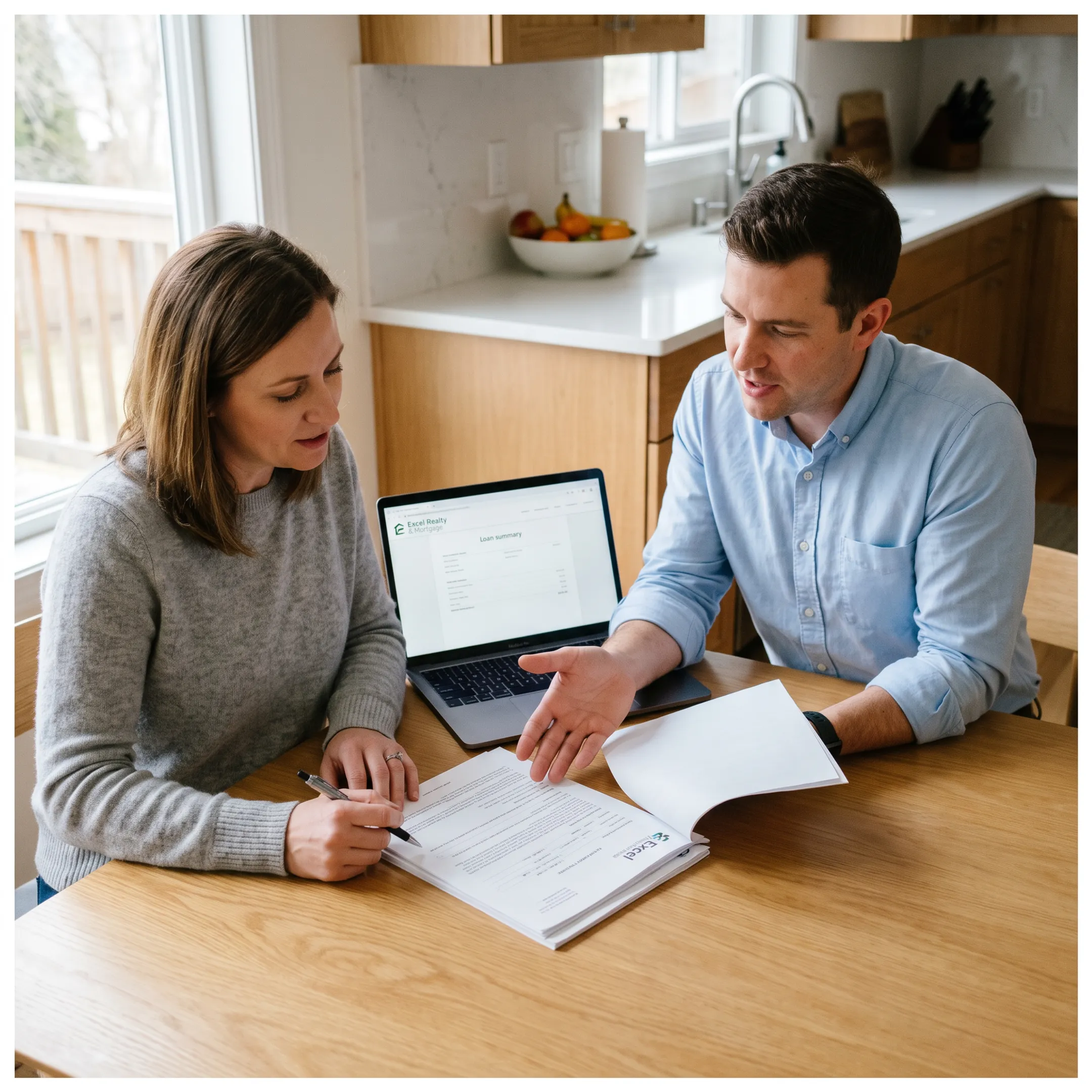 California homeowner reviewing home equity financing options