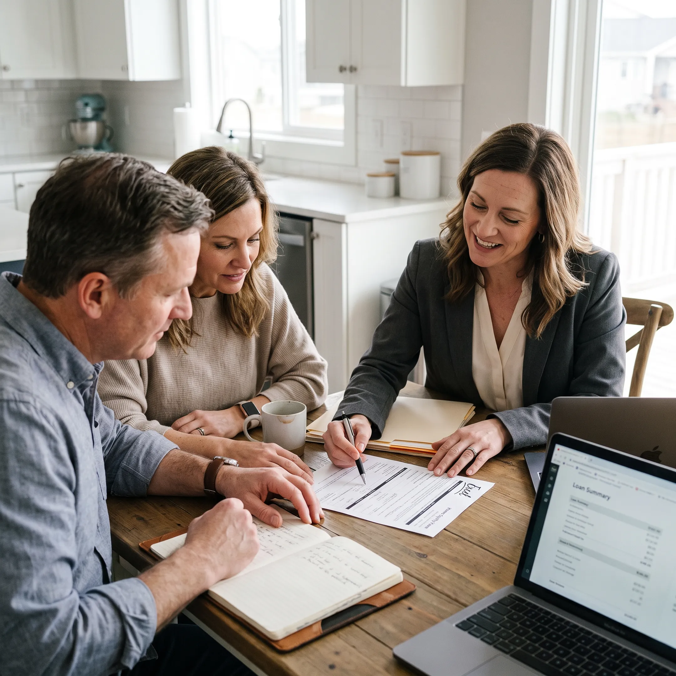 Oregon homeowner reviewing home equity financing options