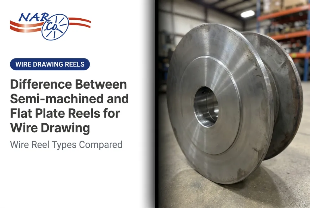 Difference Between Semi-machined and Flat Plate Reels for Wire Drawing
