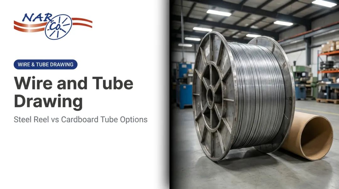 Wire and Tube Drawing: Steel Reel vs Cardboard Tube Options