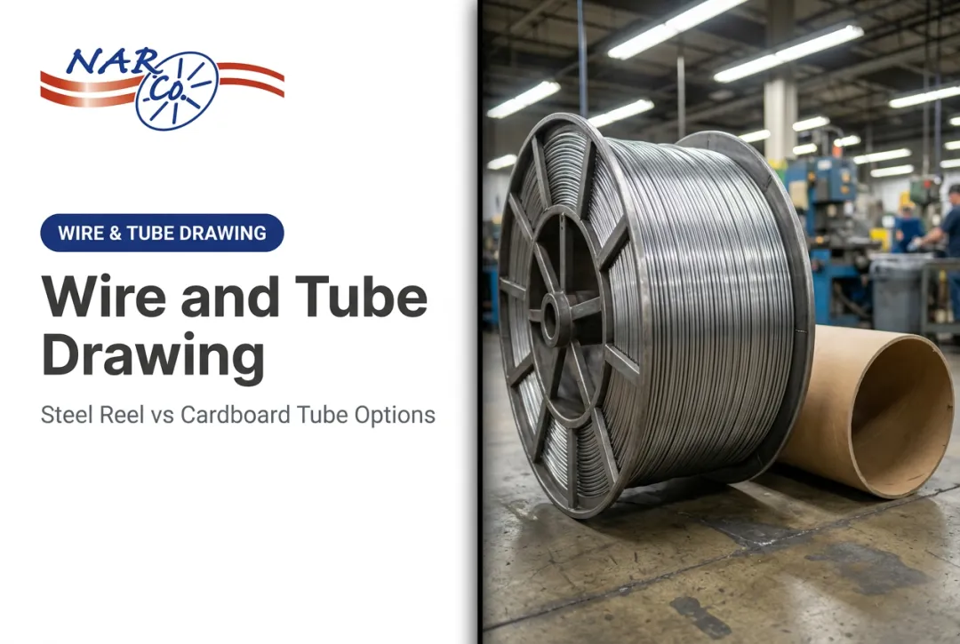 Wire and Tube Drawing: Steel Reel vs Cardboard Tube Options