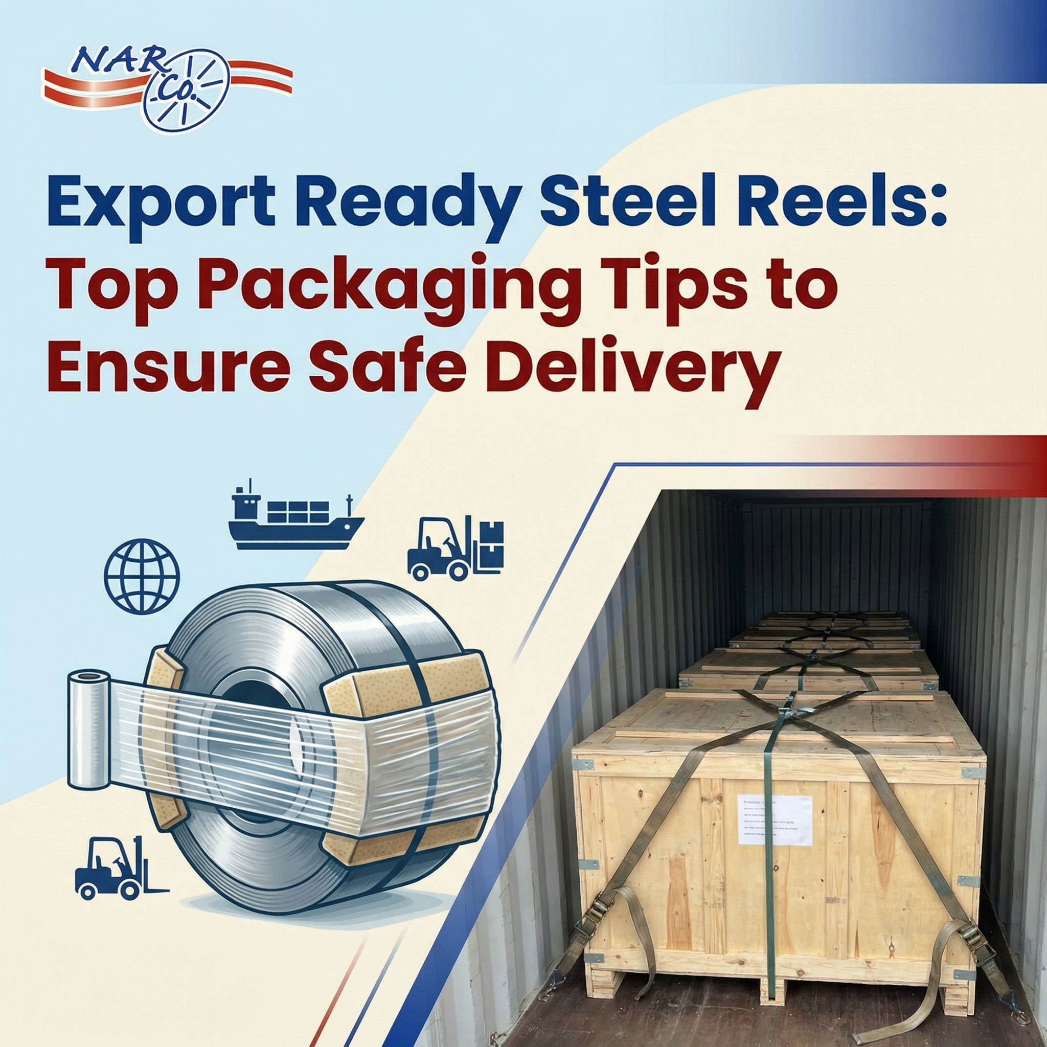 Export Ready Steel Reels: Top Packaging Tips to Ensure Safe Delivery