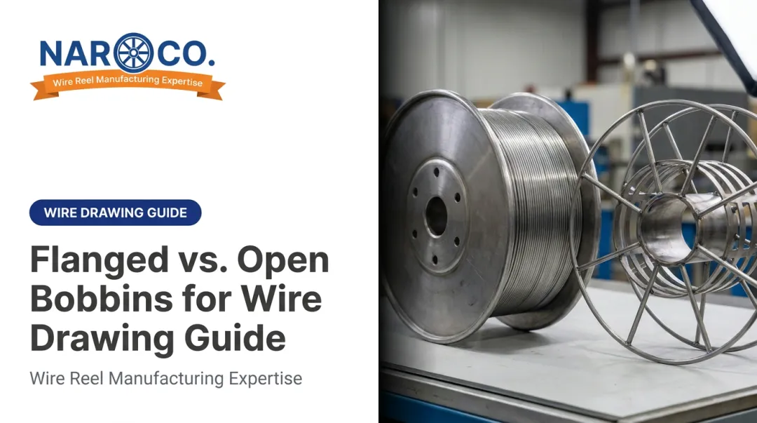 Flanged vs. Open Bobbins for Wire Drawing Guide