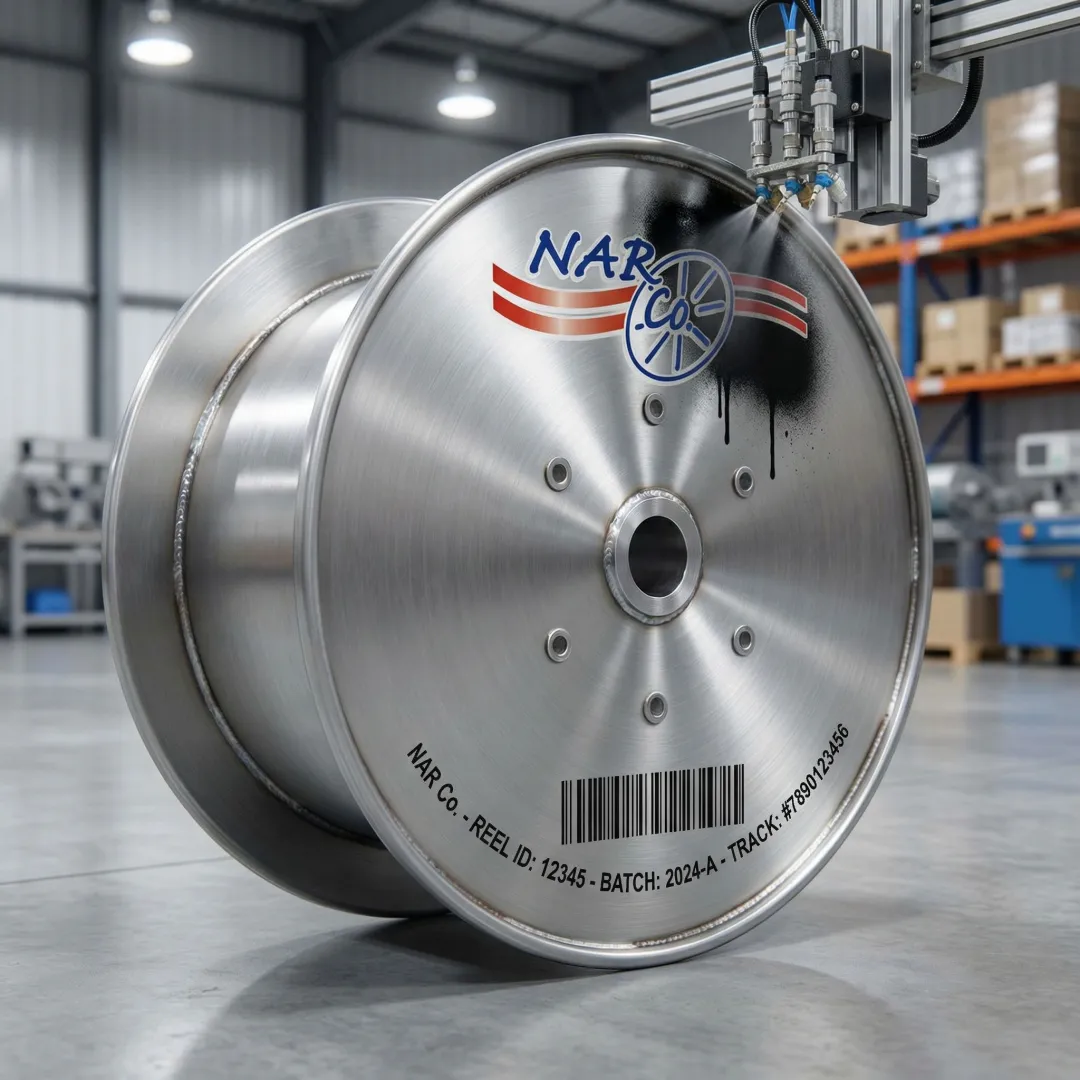 Custom Metal Cable Reel Stenciling Services | Improved Tracking and Branding