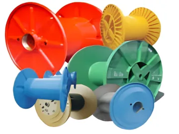 Used Corrugated Reels for Wire & Cable
