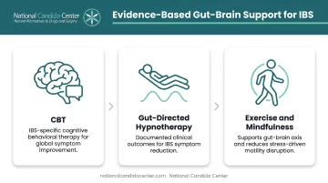 Three evidence-based stress management approaches supporting IBS gut-brain axis