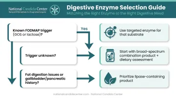 Three-step digestive enzyme selection decision framework for IBS patients