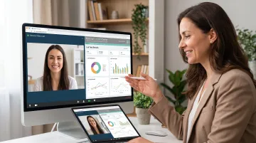 National Candida Center telehealth consultation reviewing patient lab results