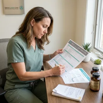 Practitioner planning a phased IBS treatment program