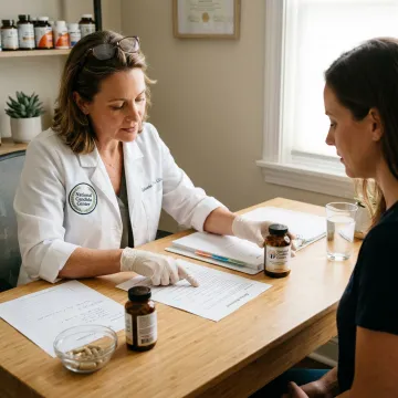 Holistic detox consultation with natural supplements