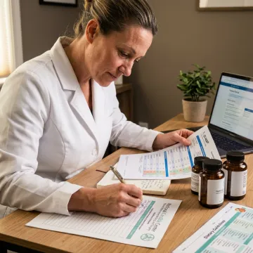Practitioner creating a holistic detox plan