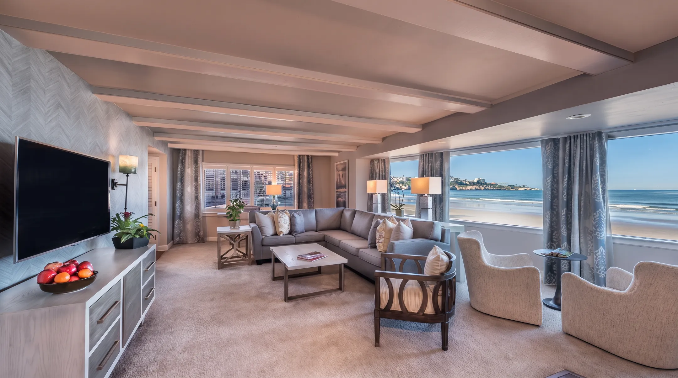 Nativa Interiors showroom featuring custom luxury furniture and design work