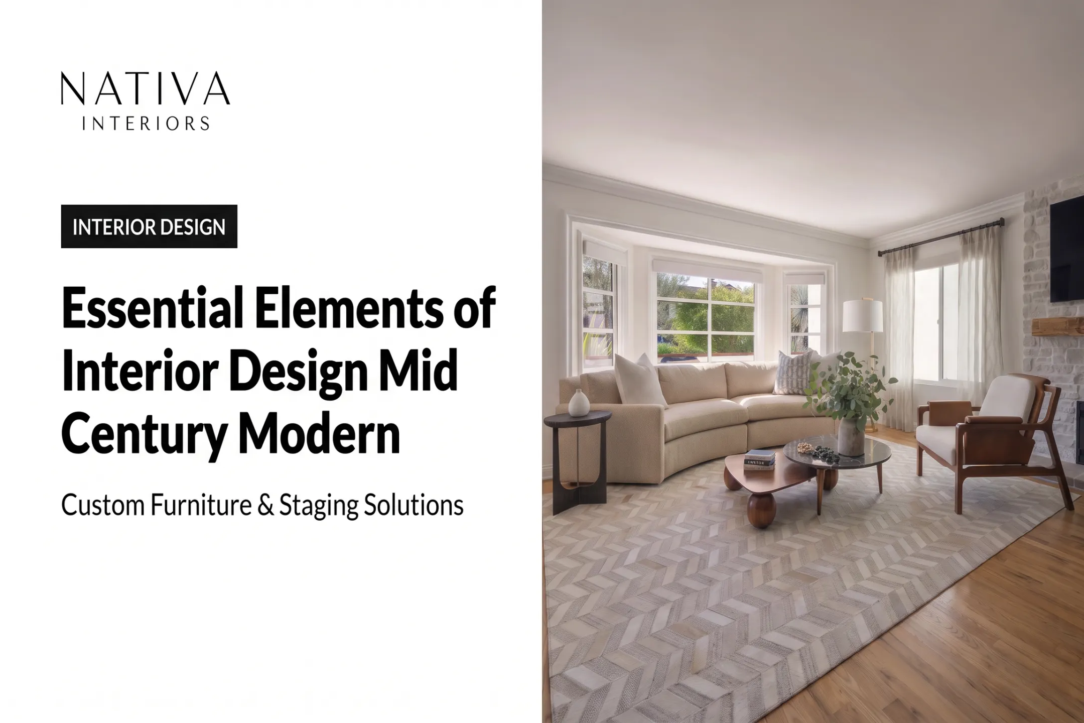 Essential Elements of Interior Design Mid Century Modern