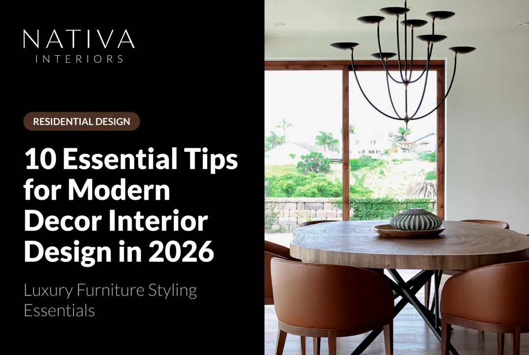 10 Essential Tips for Modern Decor Interior Design in 2026