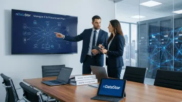 nDataStor vCIO advisory and managed IT procurement services dashboard for SMBs