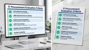 Six criteria checklist for evaluating IT procurement service providers in 2026