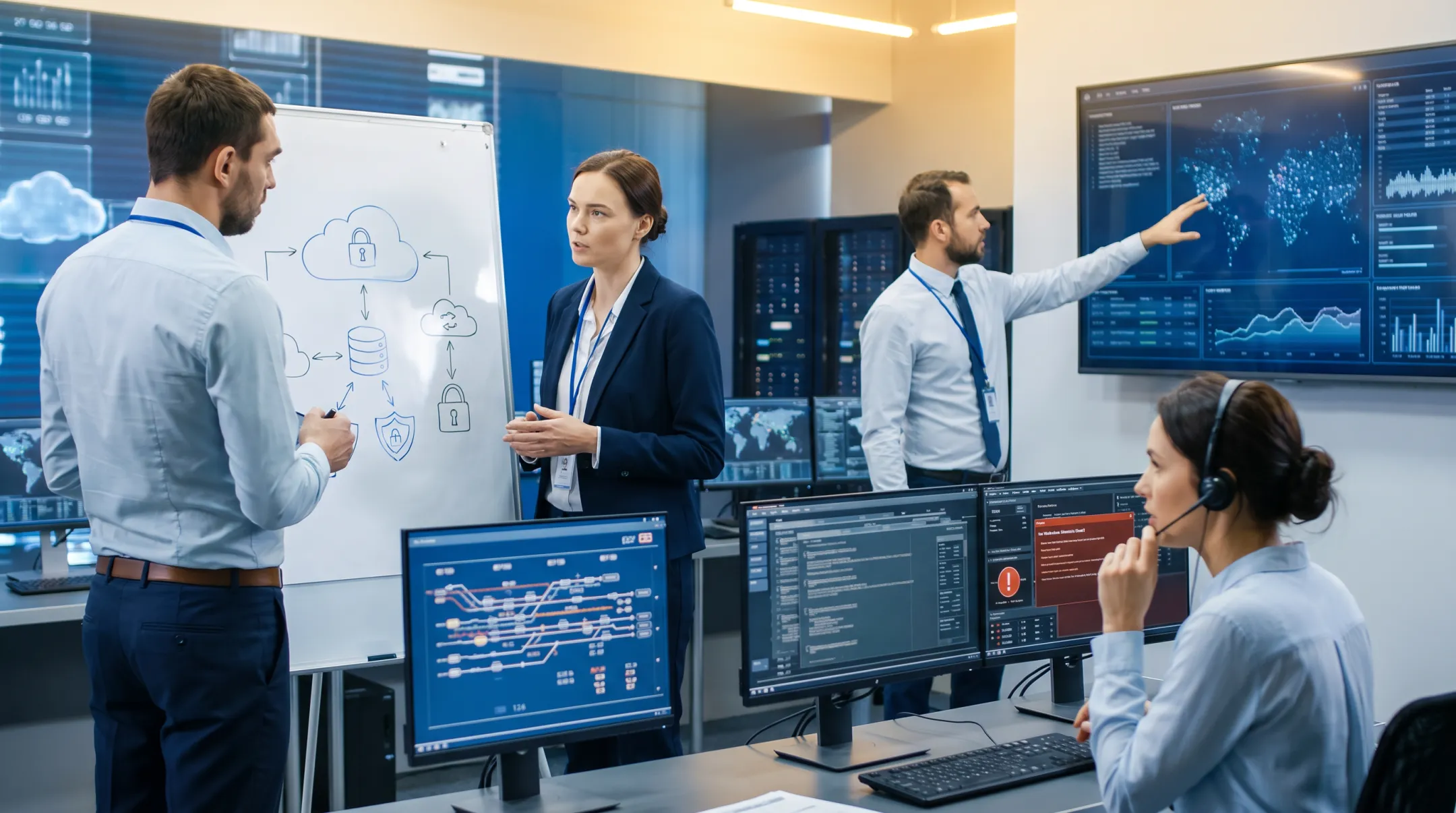nDataStor managed security team supporting small business cloud environments