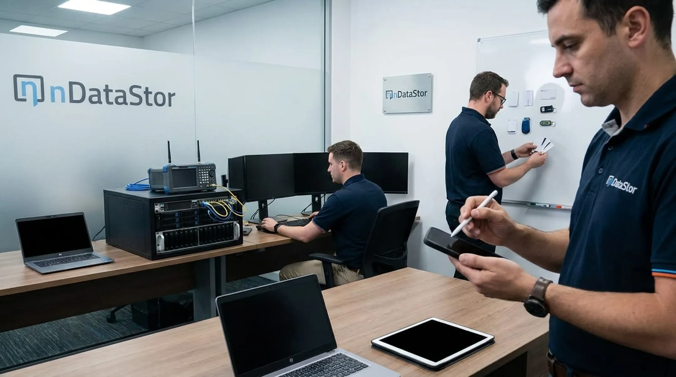 nDataStor cybersecurity team conducting multi-environment penetration testing