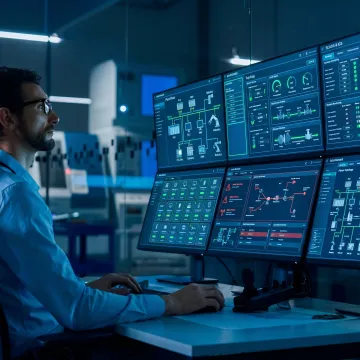 Cybersecurity monitoring for a manufacturing facility