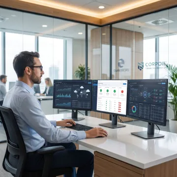 IT solutions team supporting financial services systems