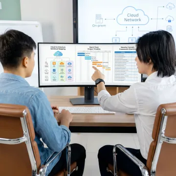 Consultants planning a secure cloud migration
