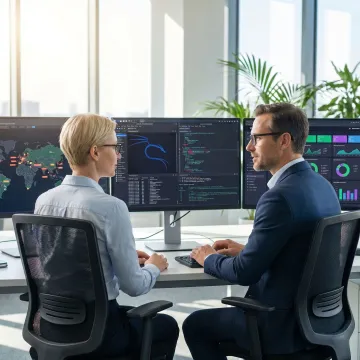 Cybersecurity analyst performing penetration testing