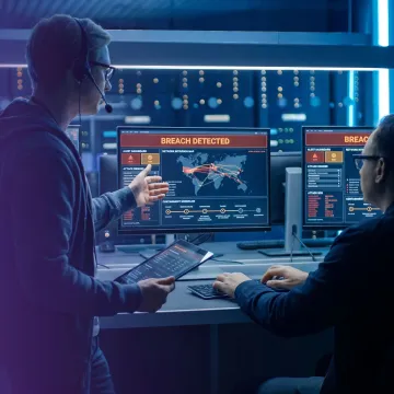 IT security specialist managing incident response