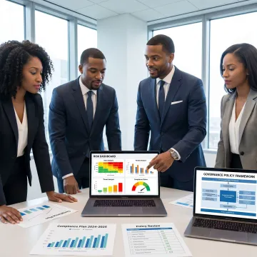 IT governance consultants reviewing strategy and compliance